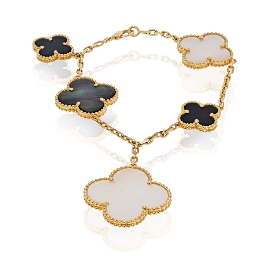 Van Cleef & Arpels Alhambra 18K Yellow Gold Magic Mother Of Pearl