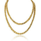 Van Cleef & Arpels 18K Yellow Gold 31 Inches Byzantian Chain Necklace