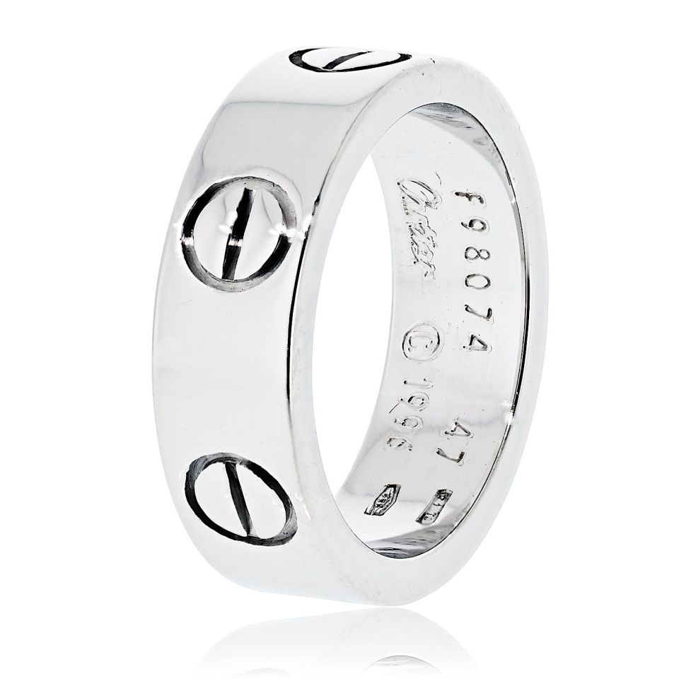 Cartier Love 18K White Gold Classic Ring – The Back Vault