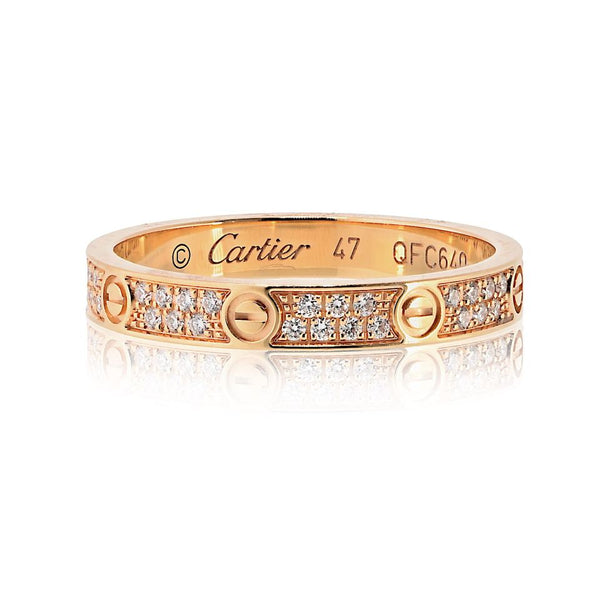 Cartier Mini Love Ring 18Kpg Pink Rose #282692C13B s-l1200.jpg main image 3