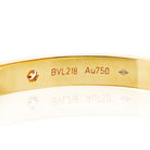 Cartier Love 18K Yellow Gold Size 18 4 Diamonds Bracelet