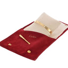 Cartier Love 18K Yellow Gold Size 18 4 Diamonds Bracelet