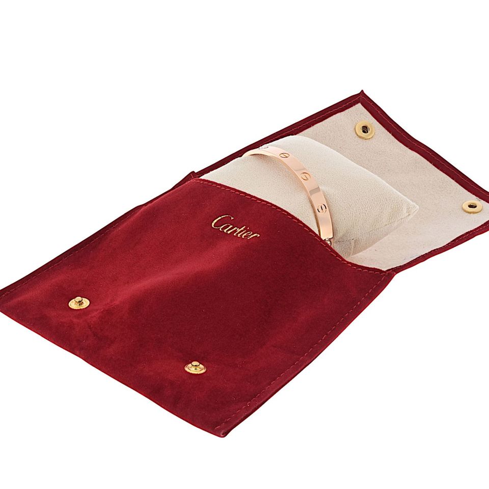 Cartier Love brace WG旧型18号 Cartier Love 18K Rose Gold Size 18 Bracelet – The Back Vault