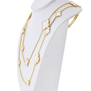 Van Cleef & Arpels Alhambra 18K Yellow Gold Magic Necklace