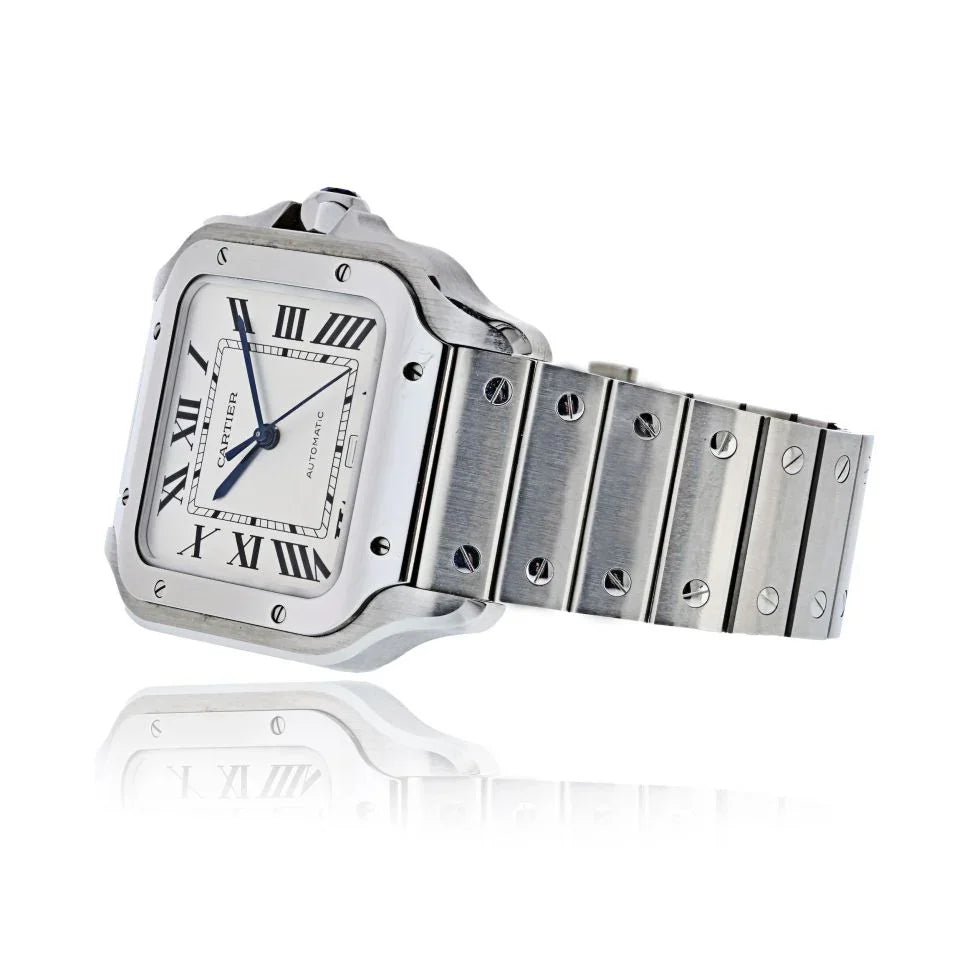Cartier Santos Stainless Steel WSSA0018/4072 19 Links Circa 2023
