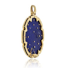 Van Cleef & Arpels 18K Yellow Gold 1970's Lapis And Coral Pendant