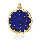 Van Cleef & Arpels 18K Yellow Gold 1970's Lapis And Coral Pendant
