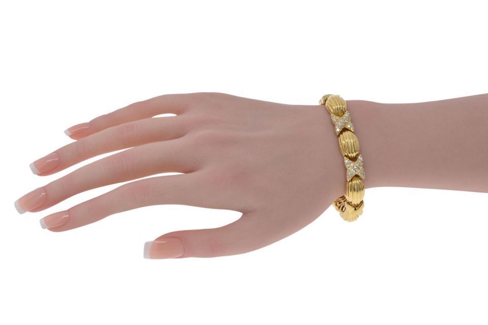 18K Yellow Gold 1.60cttw Estate Bracelet