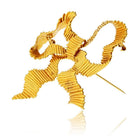 Tiffany & Co. 18K Yellow Gold Bow Ribbon Brooch