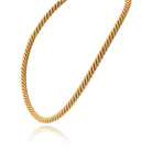 Tiffany & Co. Collar 18K Yellow Gold Twisted Rope Georges L'enfant Necklace