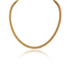 Tiffany & Co. Collar 18K Yellow Gold Twisted Rope Georges L'enfant Necklace