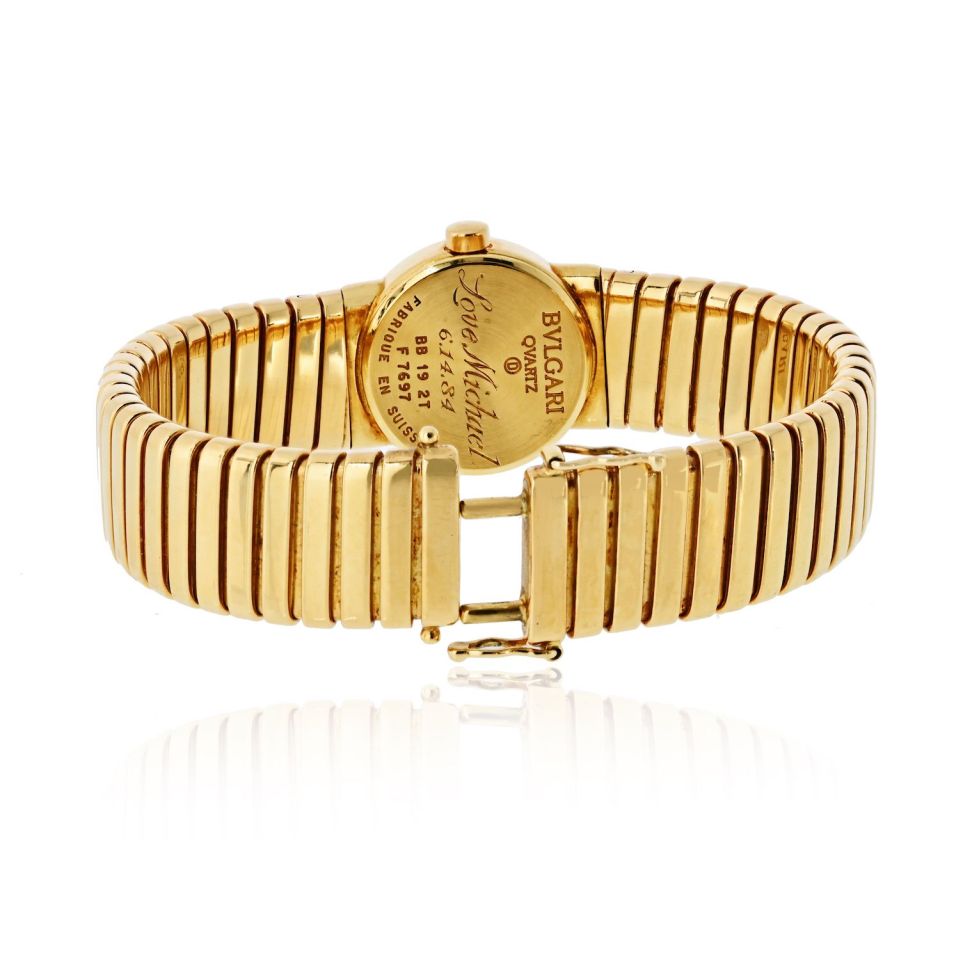 Bvlgari 18K Yellow Gold BB 19 2T Quartz Watch – The Back Vault