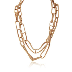 Hermes 18K Yellow Gold Link Chain Necklace