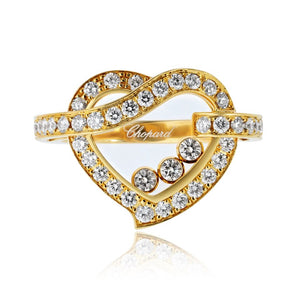 Chopard Happy Diamonds 18K Yellow Gold Happy Diamonds Heart Ring