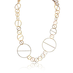 Hermes 18K Yellow Gold 36 Inches Large Link Chain Necklace