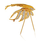 Platinum & 18K Yellow Gold Modele Sterle Paris Montreaux Brooch