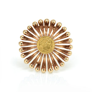 Cartier 1950's Vintage Coin Brooch