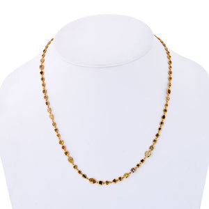 FancyColor 18K Yellow Gold 10.50cts 17 Inches Fancy Color Diamonds by the Yard Necklace