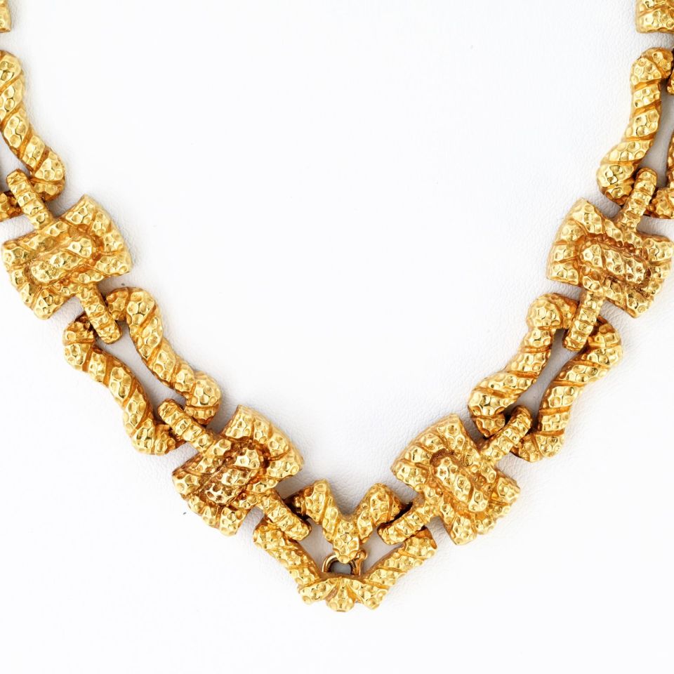David Webb 18K Yellow Gold Chain Necklace