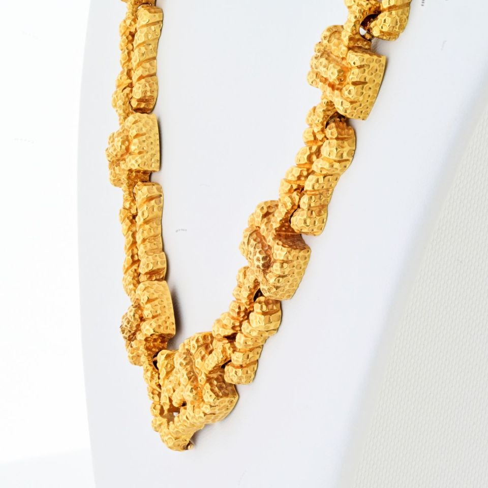 David Webb 18K Yellow Gold Chain Necklace