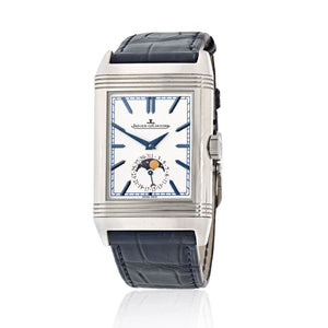 JAEGER-LECOULTRE Reverso Tribute Moon Manual-winding Silver Dial Men's Watch