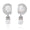 David Webb Platinum 9.92 cttw Diamond And Pearl Day To Night Earrings - The Back Vault