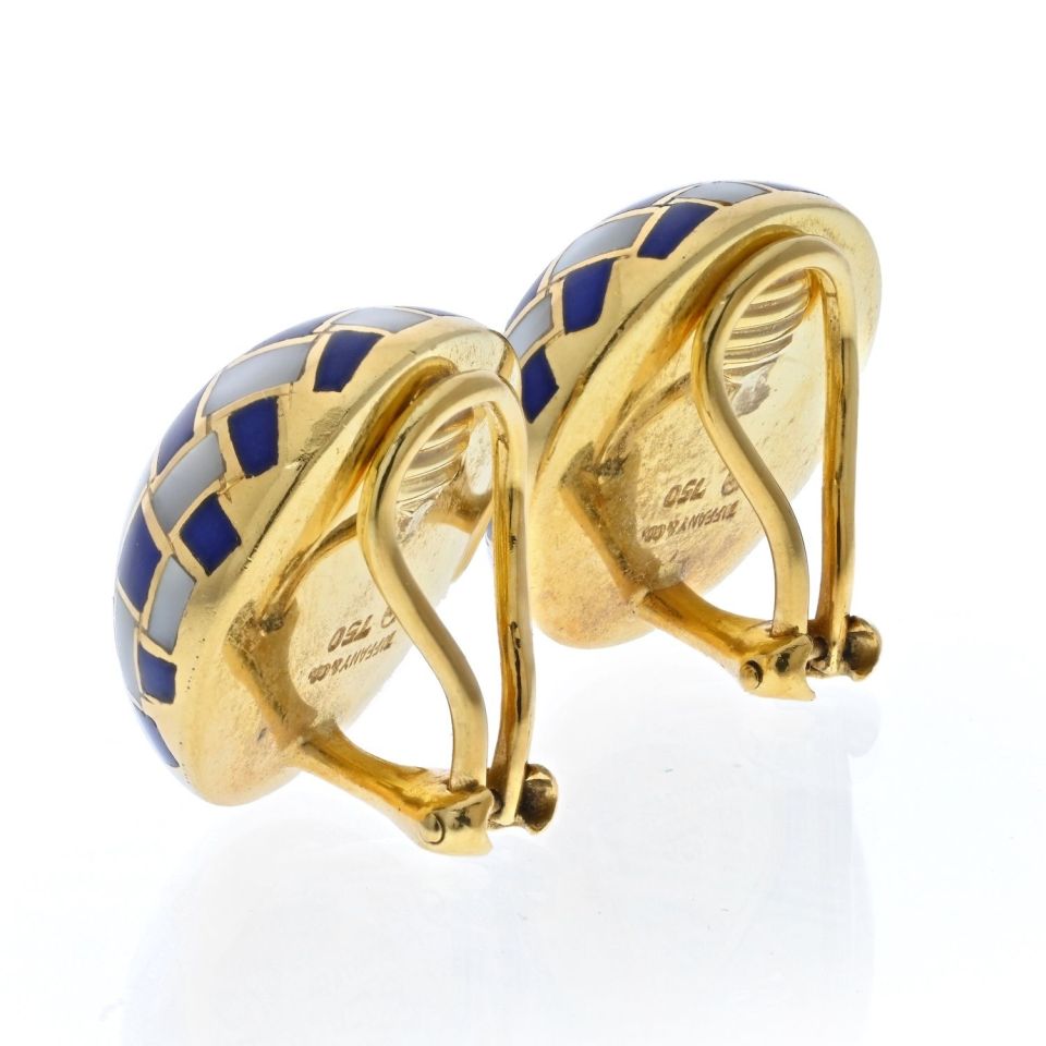 Tiffany & Co. Angela Cummings Lapis And Mother Of Pearl