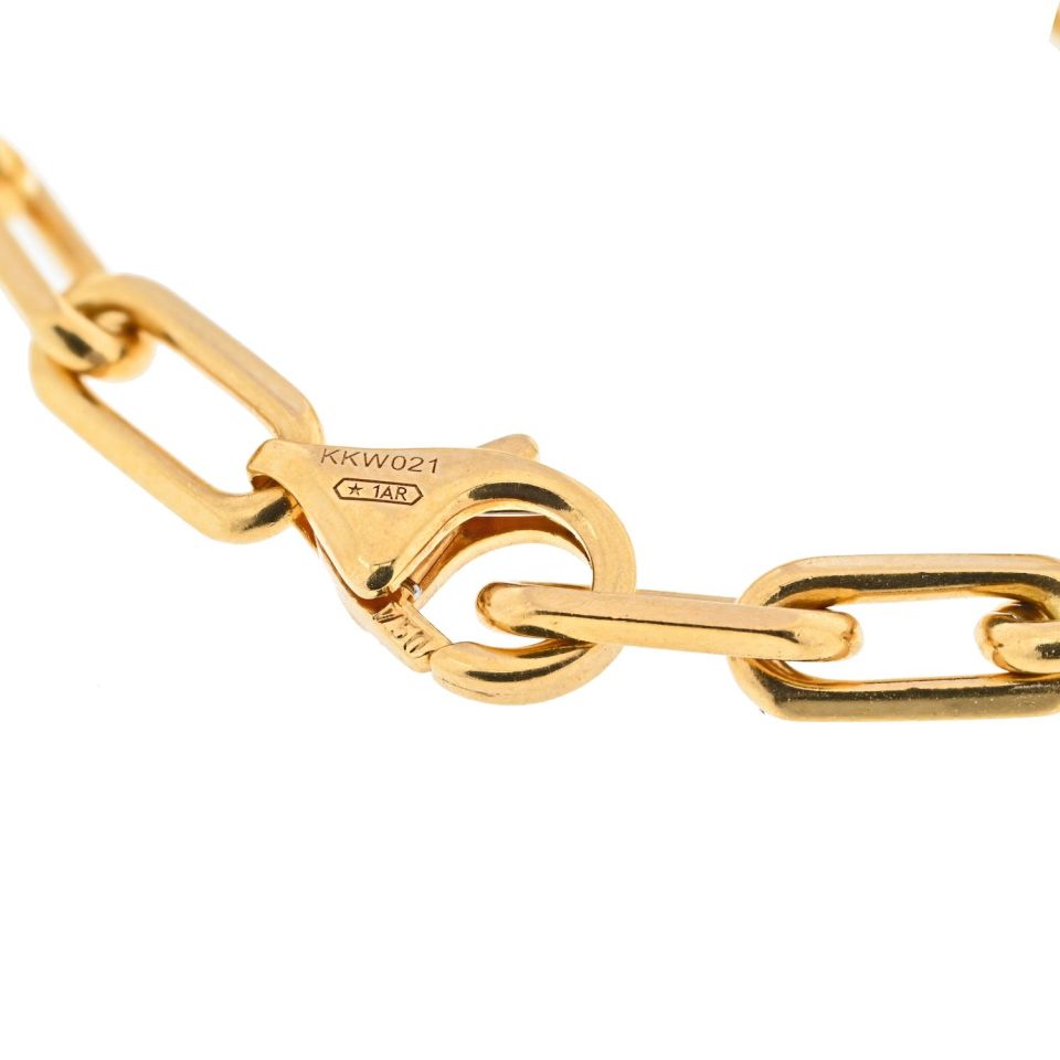 Cartier 18K Yellow Gold Santos Link With Cartier Certificate Necklace - The Back Vault