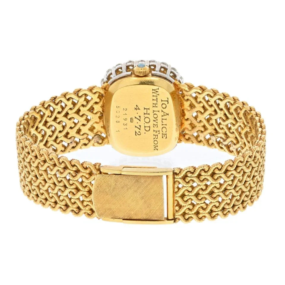 Tiffany & Co 18k Gold VS Diamond Ladies Watch! Tiffany & Co 18k Yellow Gold and Diamonds Ladies Watch | eBay main image 3