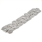 Platinum 1930's Statement Deco 47.00cttw Diamond Bracelet