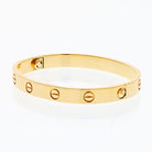 Cartier Love 18K Yellow Gold Love Bangle Size 16 Bracelet - The Back Vault