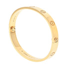 Cartier Love 18K Yellow Gold Love Bangle Size 16 Bracelet - The Back Vault