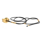 Cartier 18K Yellow Gold Panthere On A Black Cord Pendant