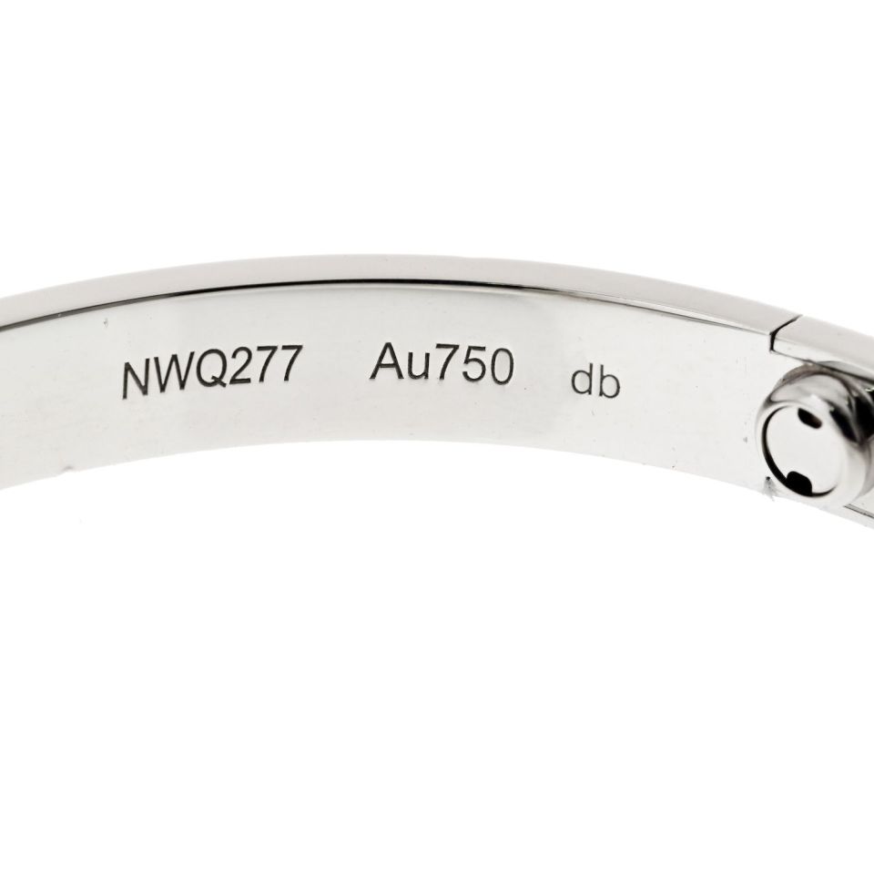 Cartier Love 18K White Gold Love Size 18 Bracelet - The Back Vault