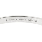 Cartier Love 18K White Gold Love Size 18 Bracelet - The Back Vault