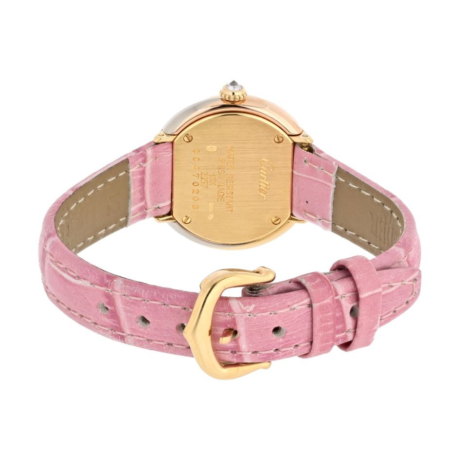 Cartier Trinity 18K Tri Color Trinity Round Dial 27mm 1990's