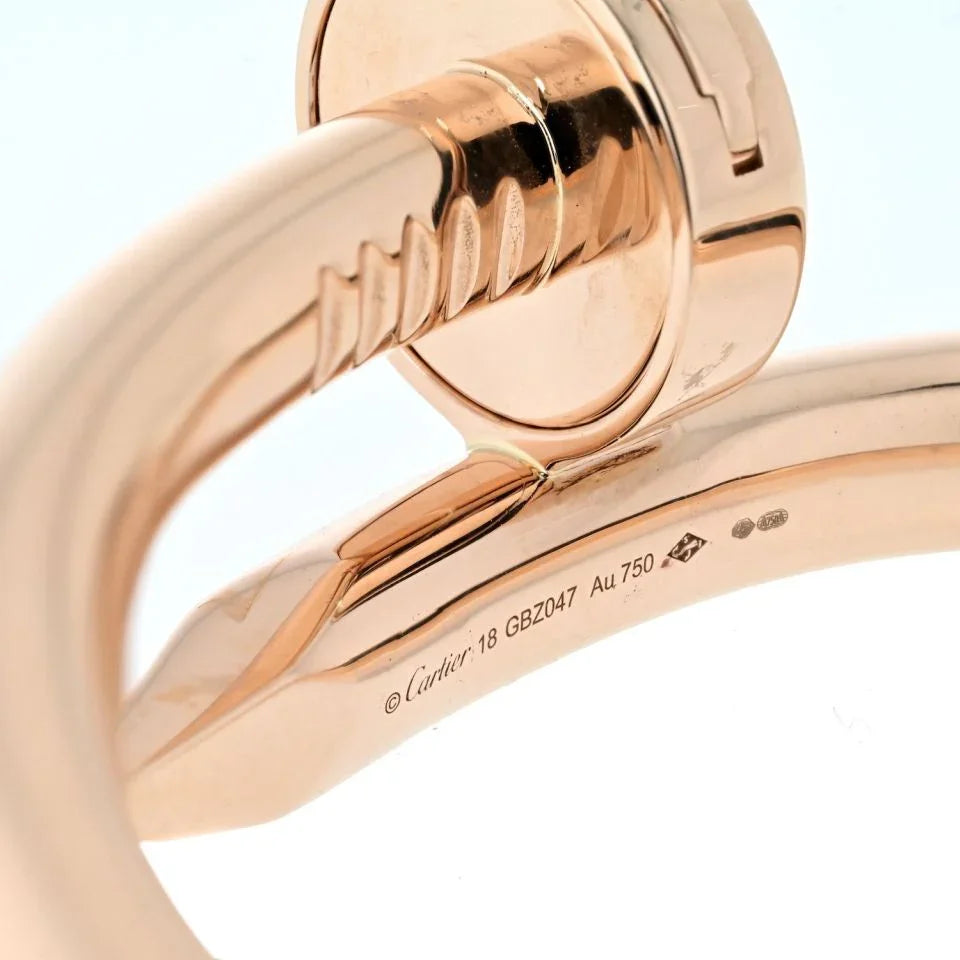 Cartier Juste Un Clou 18K Rose Gold Large Model Size 18 With