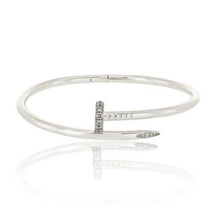 Cartier Juste Un Clou 18K White Gold Size 18 Bracelet