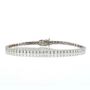 Tennis 14K White Gold 4.28cttw Tennis Bracelet