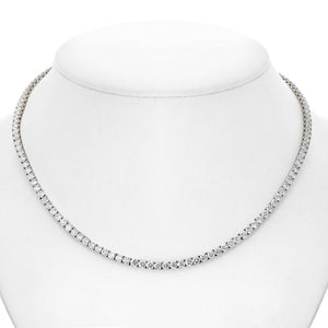 14K White Gold Diamond Riviera Riviera
