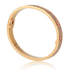 Cartier Love 18K Rose Gold Diamond Pave Size 19 Bracelet - The Back Vault