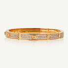 Cartier Love 18K Rose Gold Diamond Pave Size 19 Bracelet - The Back Vault