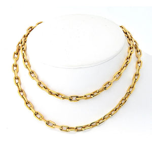 Cartier Santos Dumont 18K Yellow Gold Classic Necklace