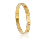 Cartier Love 18K Yellow Gold Size 17 Bracelet