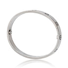 Cartier Love 18K White Gold Size 17 Bracelet - The Back Vault