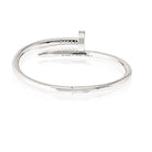 Cartier Juste Un Clou 18K White Gold Size 15 With Pouch Bracelet