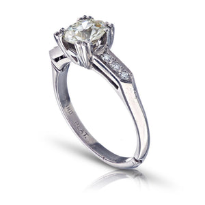 1.14 Old European Cut Diamond M-N/ VS Engagement Ring