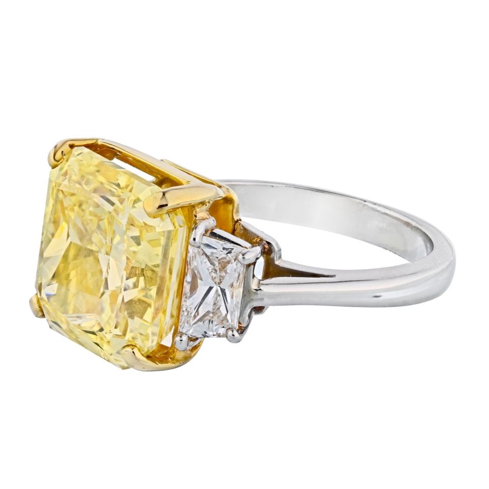 Natural Yellow Diamond 0.10 Ct Rare Loose Fancy Intense Radiant SI1 Untreated shops Eco Friendly Diamond Beloved Jewelry Making Engagement Ring