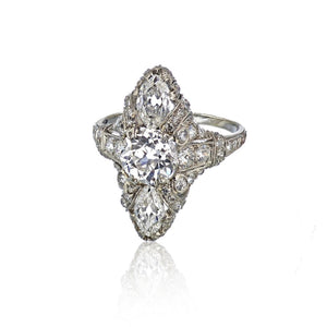 Edwardian Diamond Engagement Ring