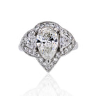 1.81 carat Pear Shape Diamond G/SI1 GIA Engagement Ring - The Back Vault